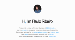 Desktop Screenshot of flavioribeiro.com